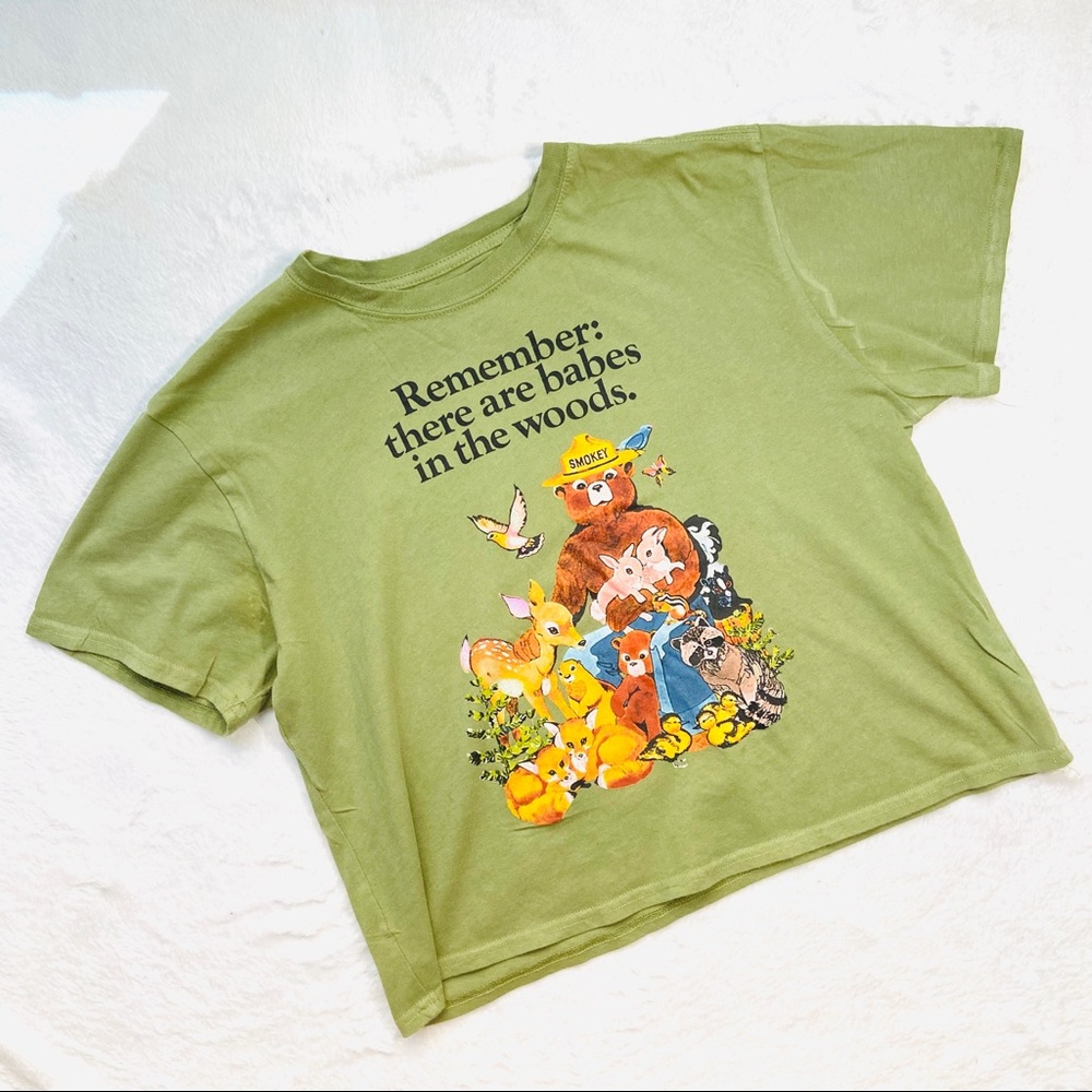SMOKEY THE BEAR CROP TOP ✨